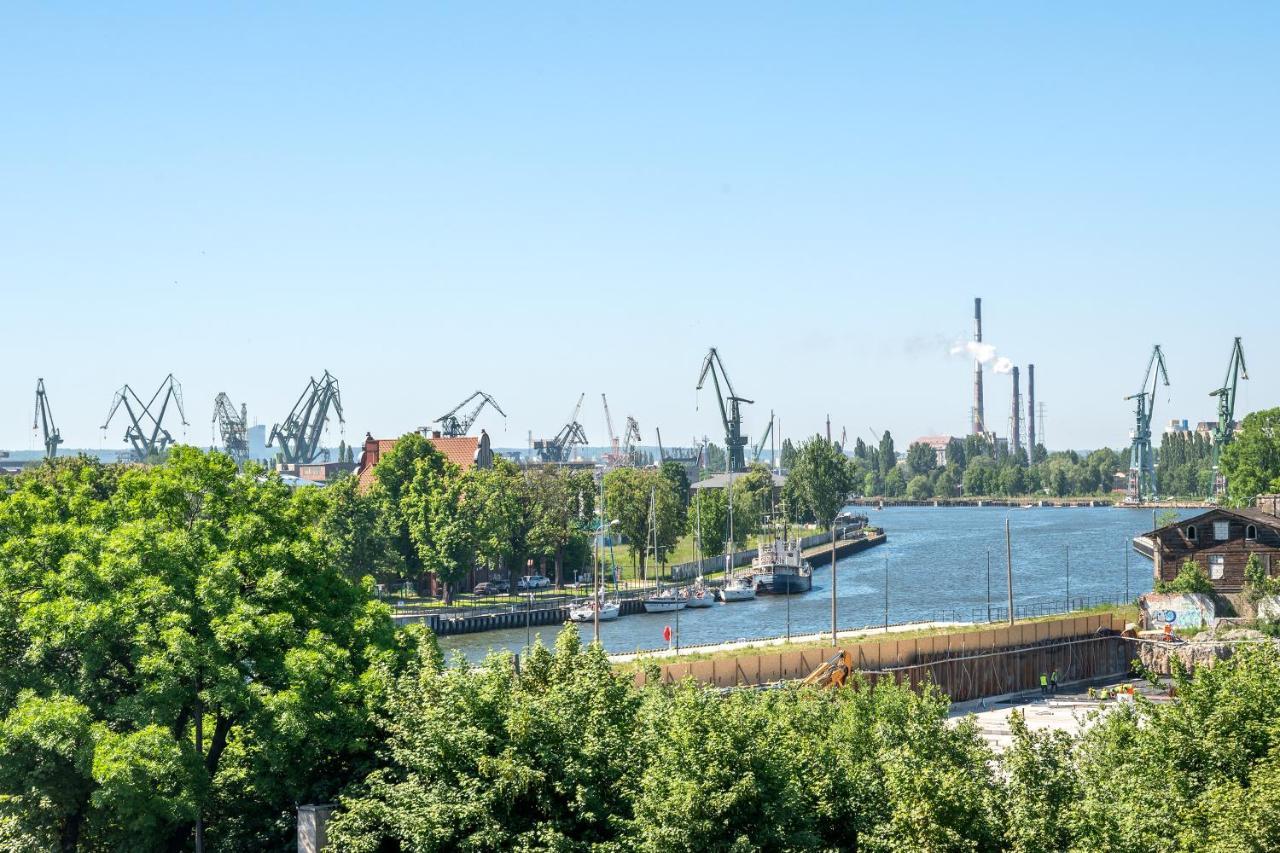 Nadmotlawie Riverside - Parking, Sauna & Gym By Downtown Apartments Gdańsk Exteriör bild