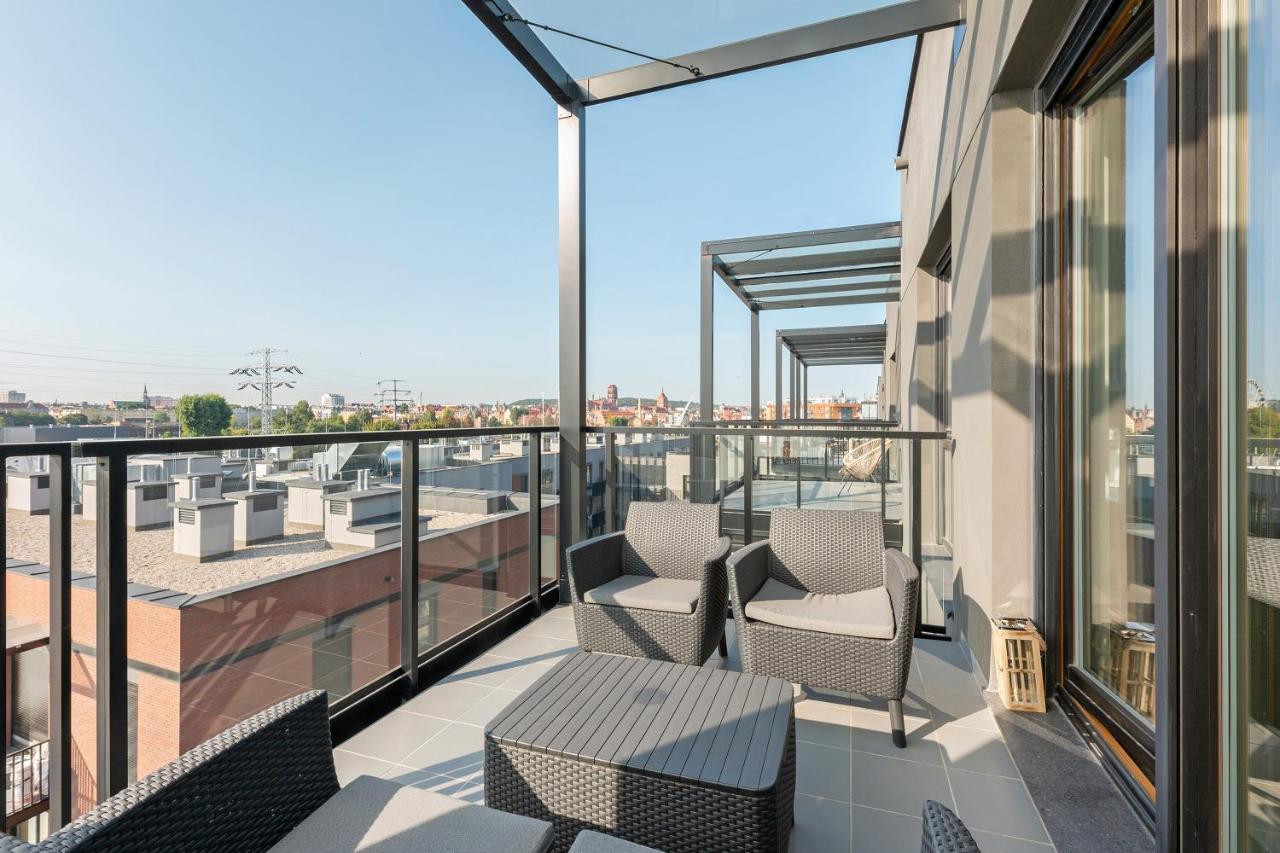 Nadmotlawie Riverside - Parking, Sauna & Gym By Downtown Apartments Gdańsk Exteriör bild