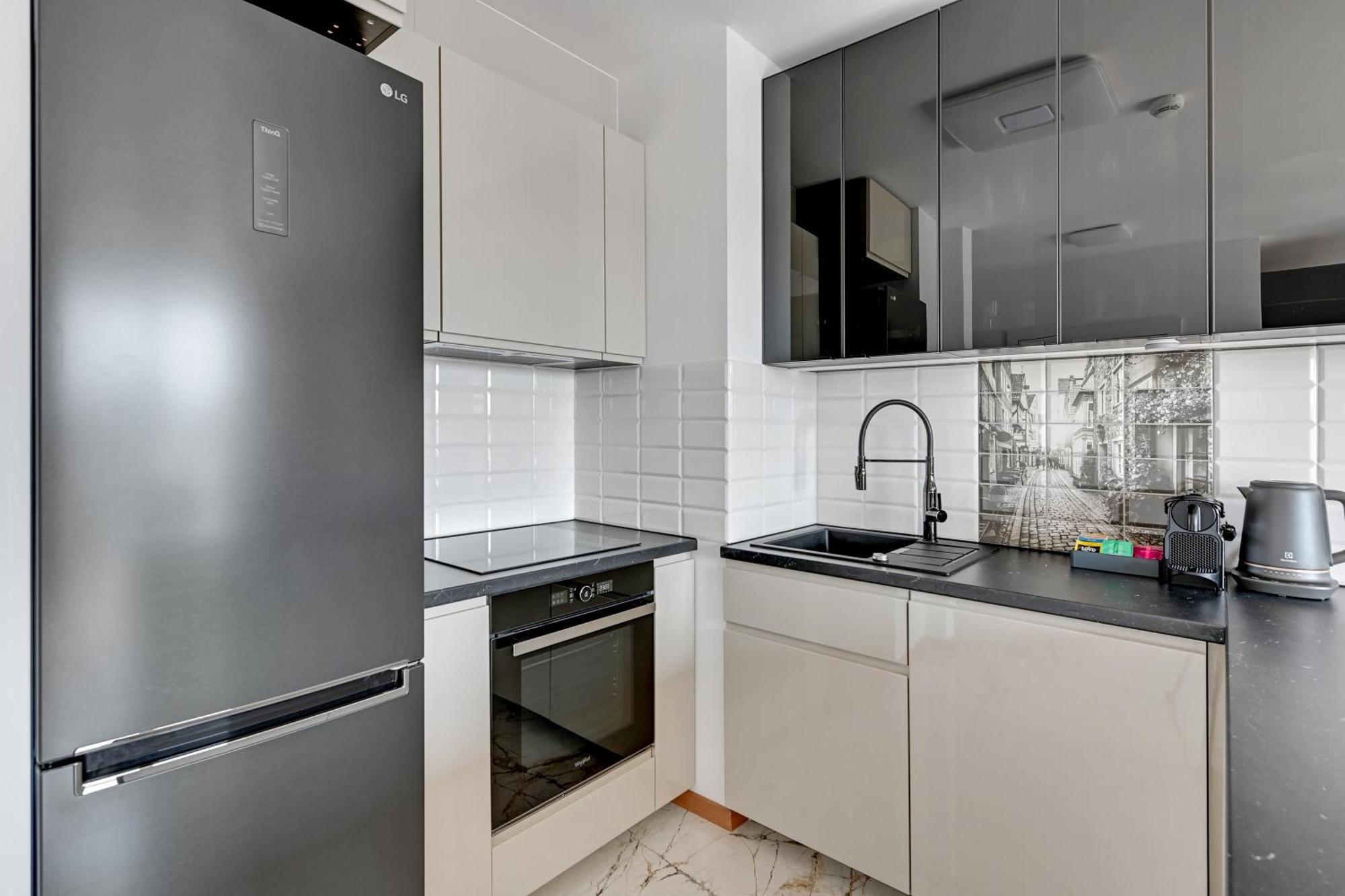 Nadmotlawie Riverside - Parking, Sauna & Gym By Downtown Apartments Gdańsk Rum bild